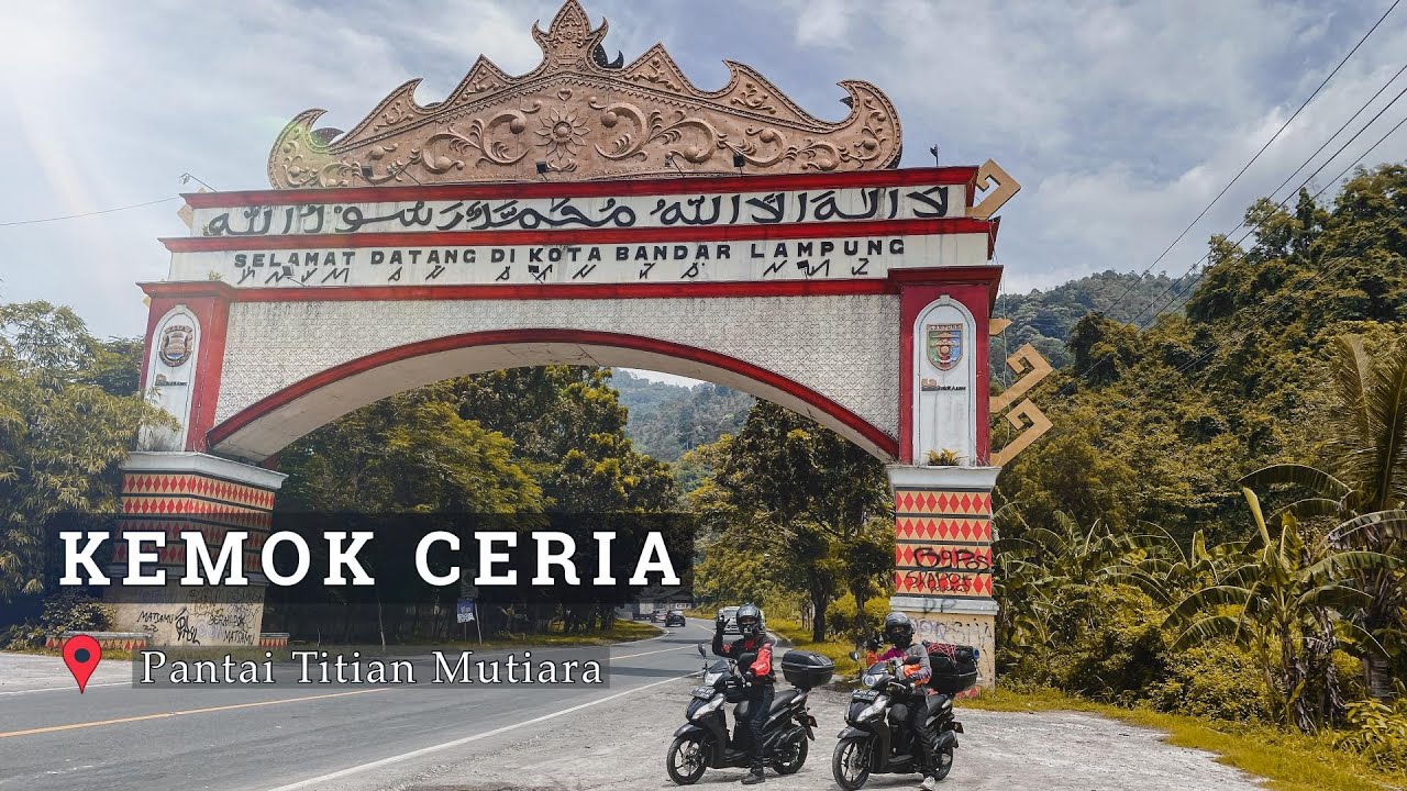 Kemok Ceria Pantai Titian Mutiara | Motocamp Honda Spacy ke Kalianda