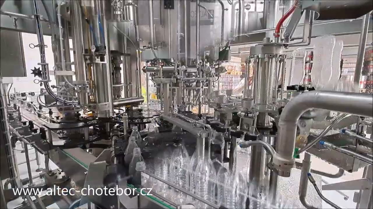 Filling line with electronic filler PEWAL 12/12/6 | ALTEC Chotebor