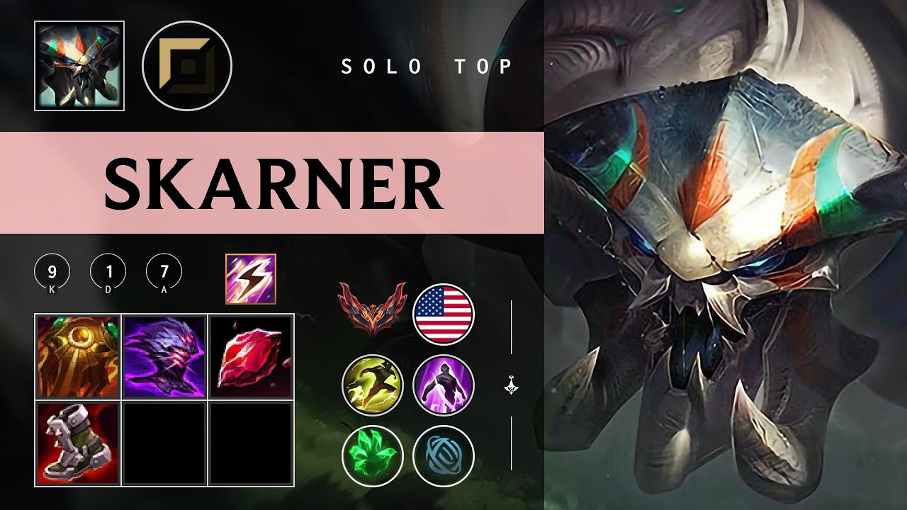 Skarner Top vs Renekton - NA Grandmaster Patch 26.03