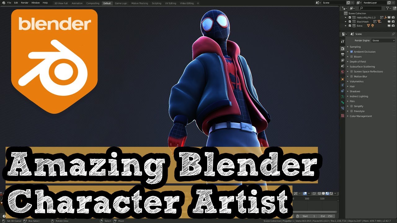 Amazing Blender Character Artist l Yanal Sosak (Yan Sculpts)