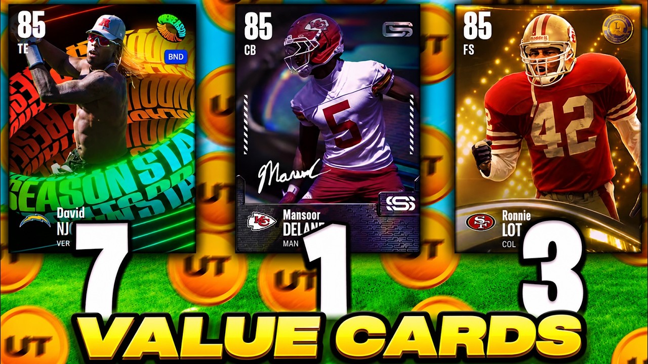 Top 10 MUST HAVE VALUE CARDS in Madden 27!