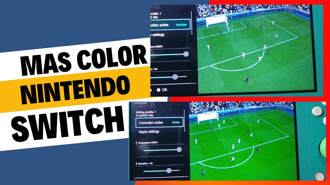 Mejora el color de tu Pantalla en Nintendo Switch Con Fizeau Tutorial