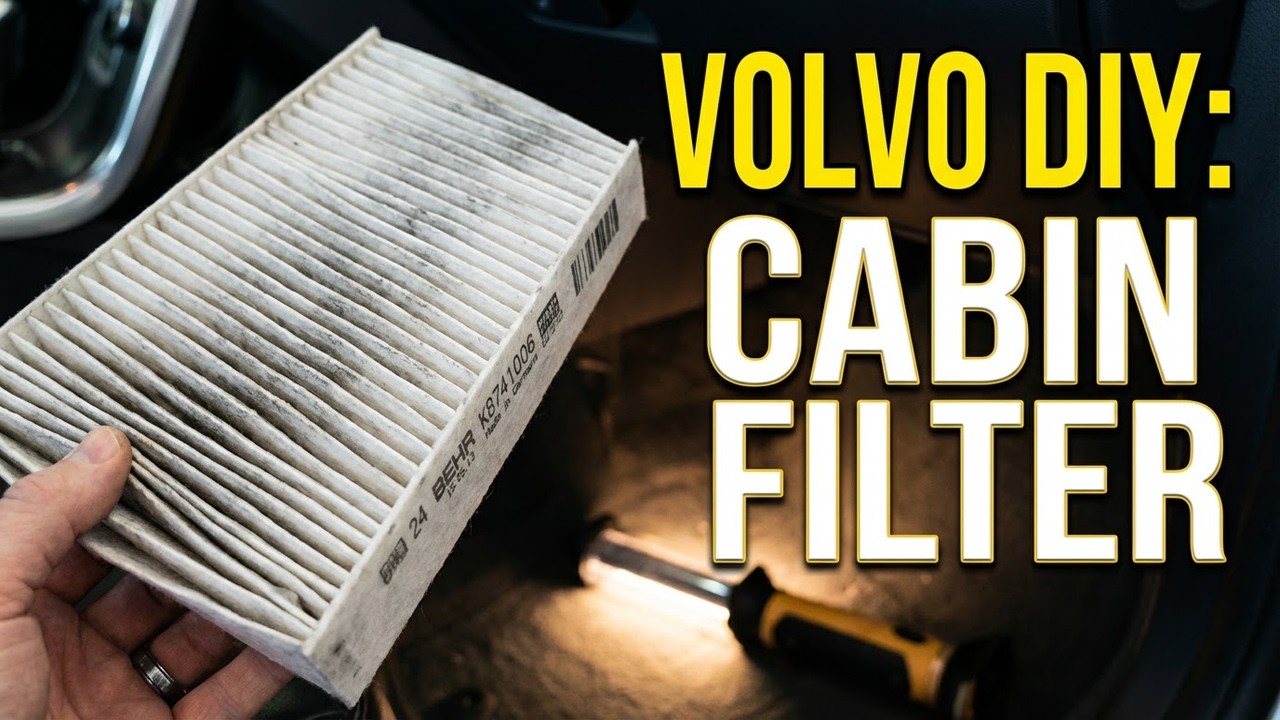 2013 Volvo S60 T5 AWD - Cabin Air Filter Replacement