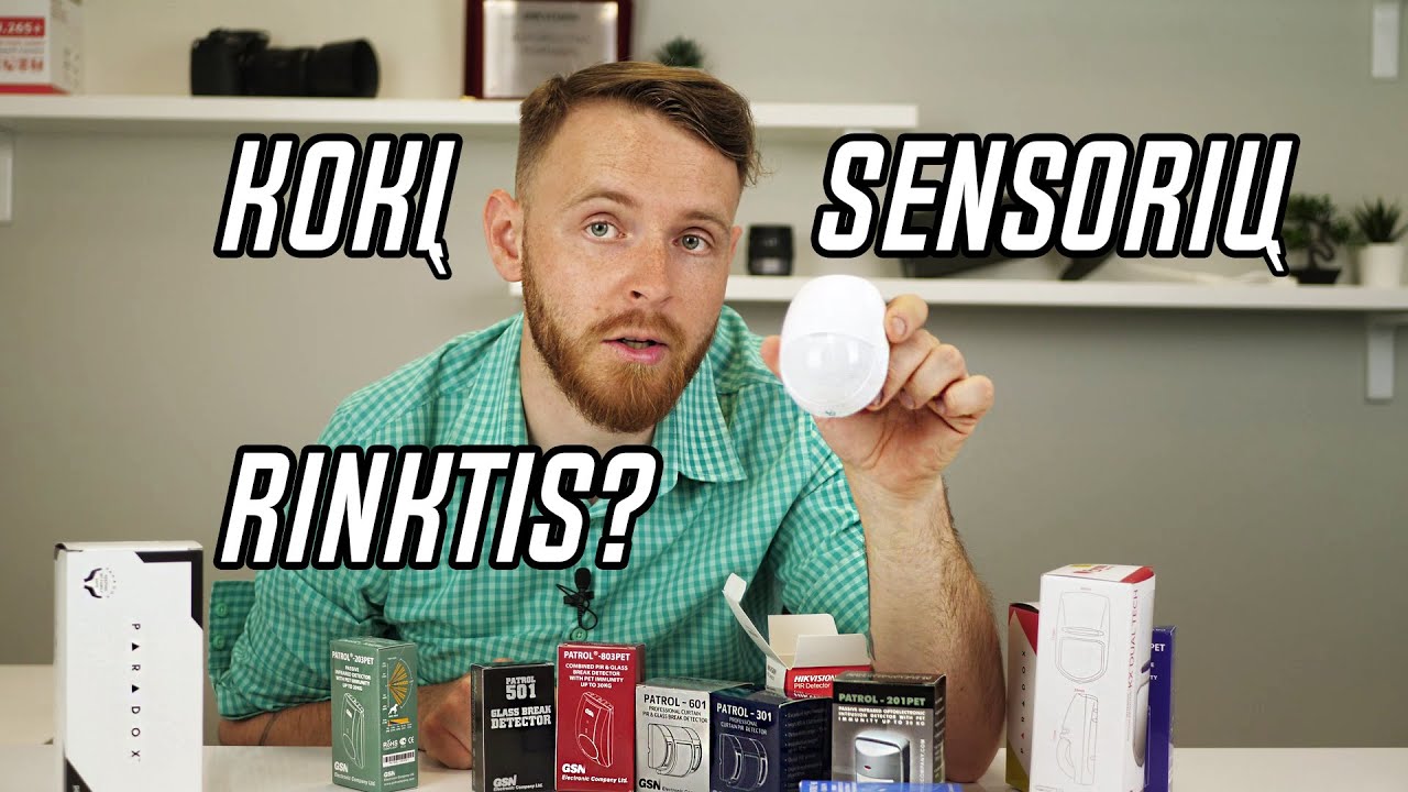 Kurį PIR judesio jutiklį rinktis? Koks yra geriausias judesio jutiklis? EP53 / BK Grupė