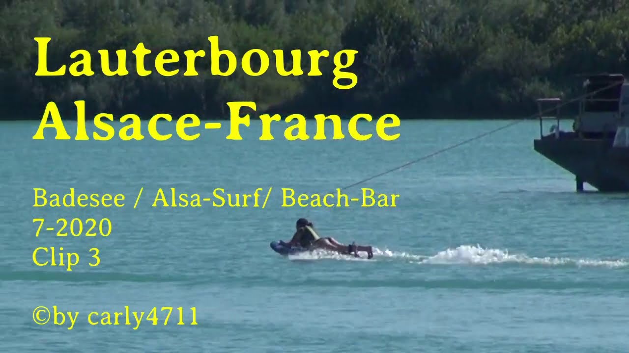 Lauterbourg Alsace France Campingplatz Les Mouettes und See 7-2020 Teil 3/7