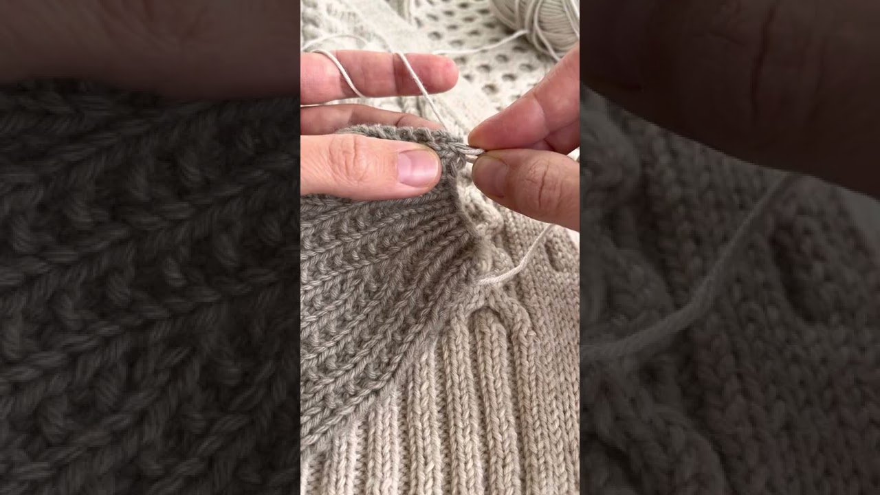 Bernie Cardigan - Teil 1. Maschen entlang der vorderen Kante aufnehmen