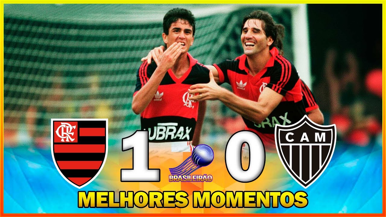 FLAMENGO 1 x 0 ATLÉTICO-MG ● MELHORES MOMENTOS ● COPA UNIÃO 1987 ● SEMIFINAL ● JOGO 01