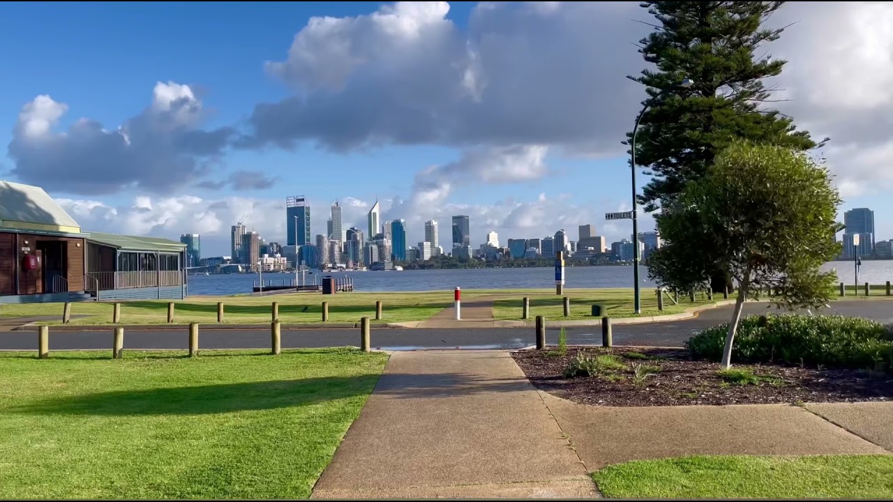 Perth City Views From South Perth,WA #westernaustralia #perth #bestplacestovisit #perthwa #famous