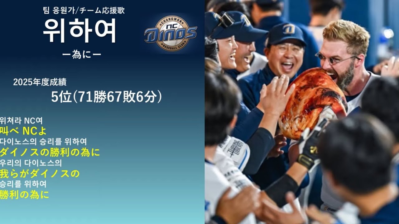 2025年 NCダイノス全選手応援歌+α
