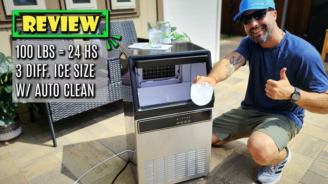 Upgrade Your Kitchen with COWSAR Stainless Steel Ice Maker