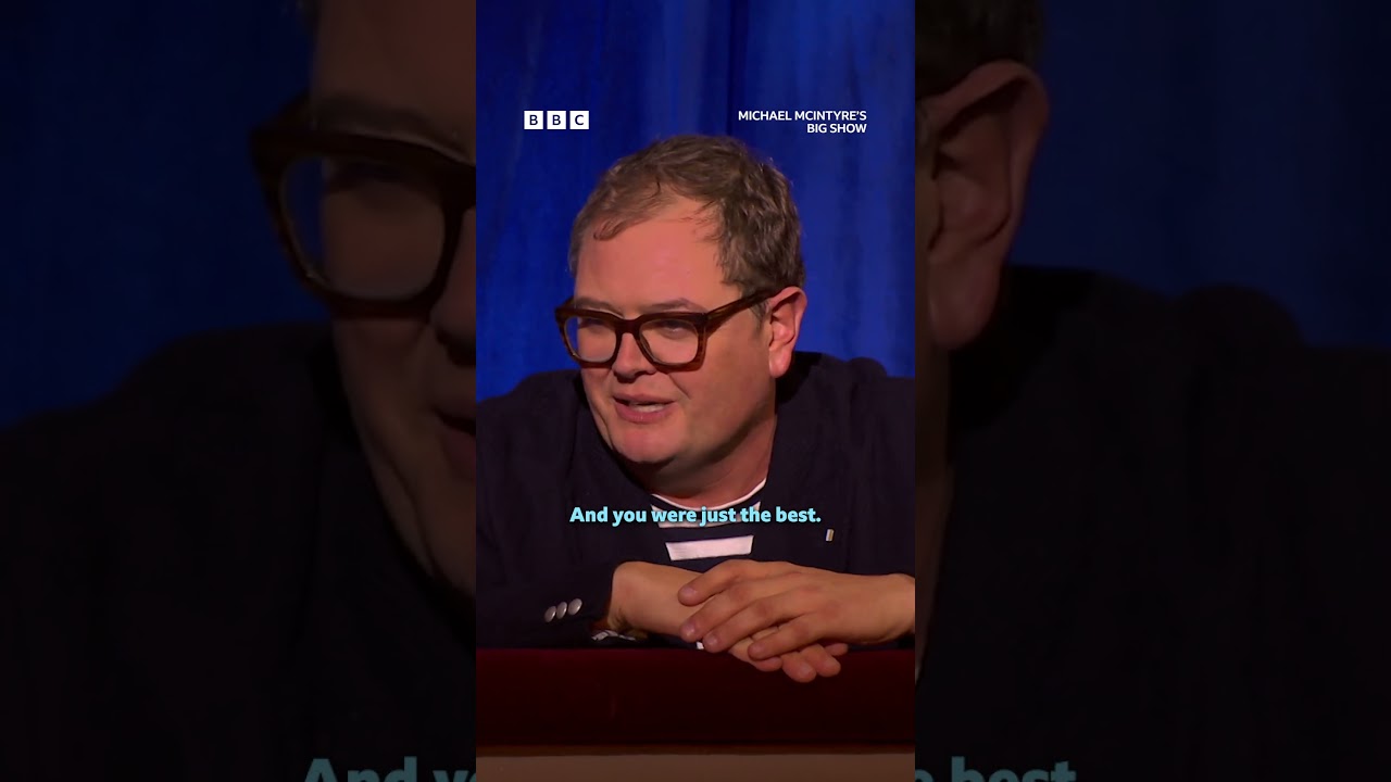 Alan Carr reunites with old school teacher