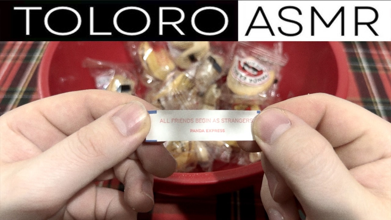TOLORO ASMR - Reading Fortune Cookie Fortunes