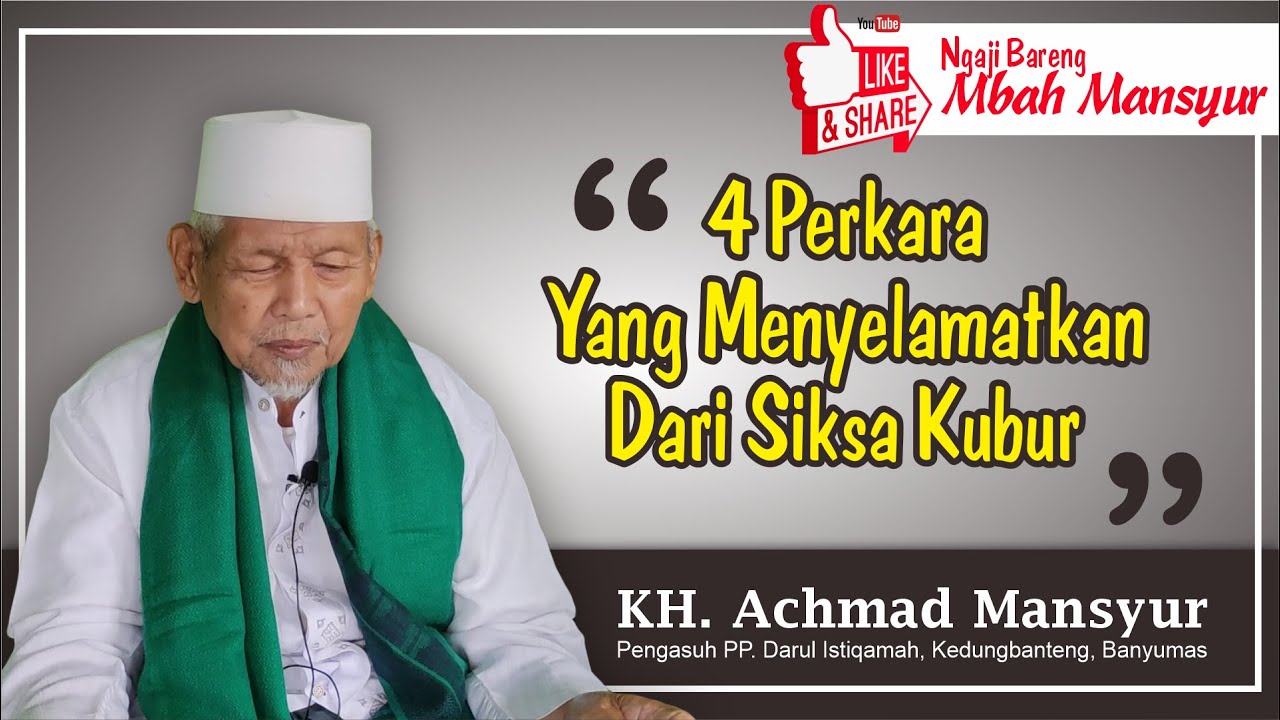 4 Perkara Yang Menyelamatkan Dari Siksa Kubur