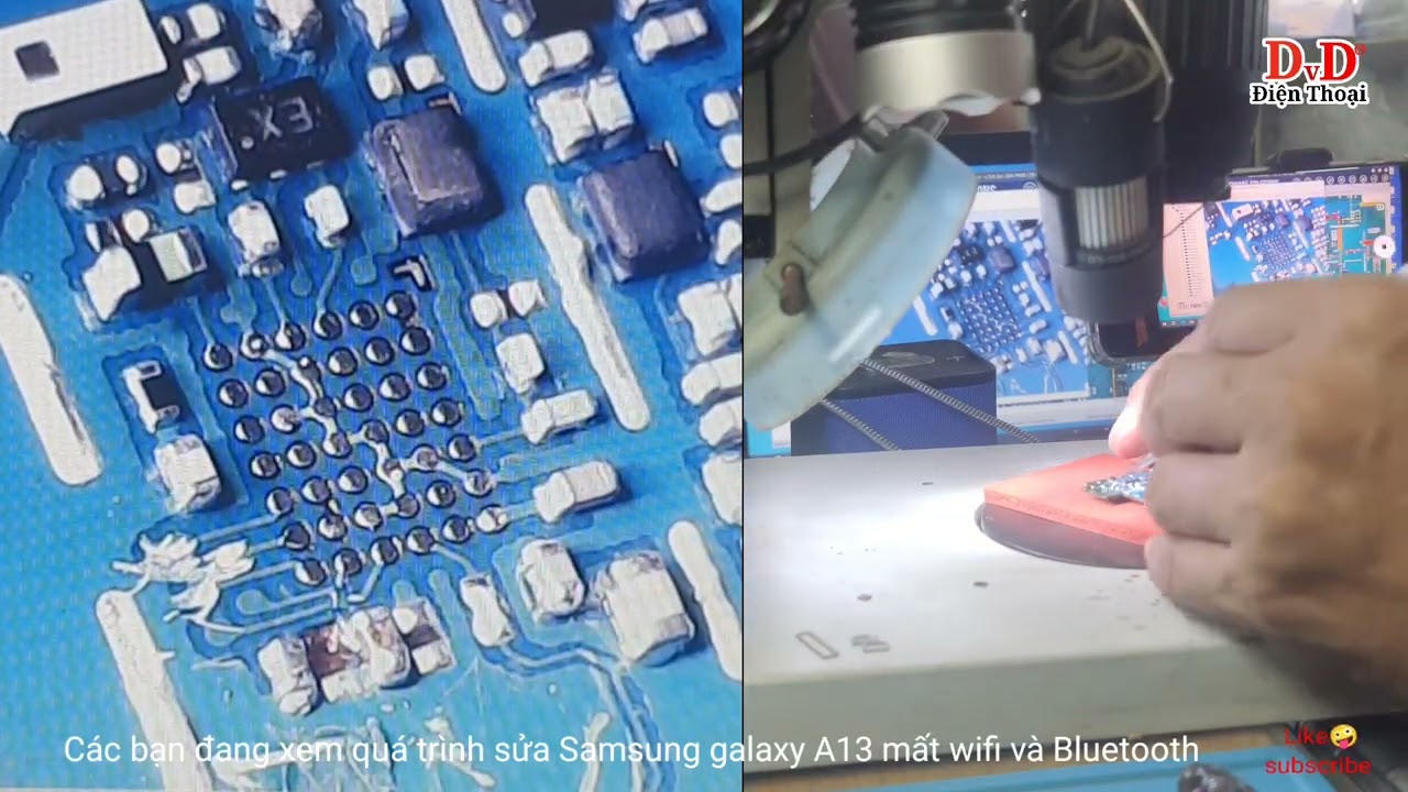 Hướng dẫn chi tiết cách sửa Samsung galaxy A13 mất wifi và Bluetooth  khi nút tắt mở wifi bị ẩn mờ .