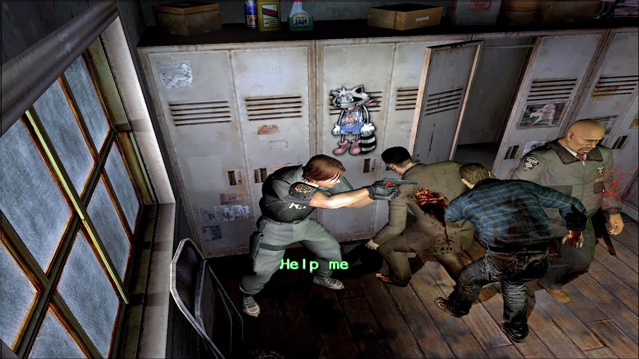 Resident Evil Outbreak - Kevin, Mark & Cindy Enter the Outbreak