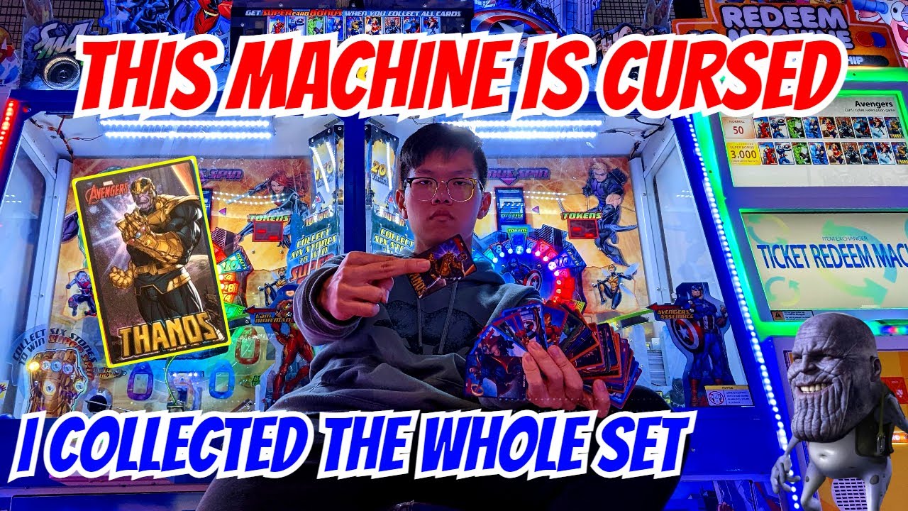 I TRIED TO BEAT THE  MARVEL AVENGERS COIN PUSHER!!!