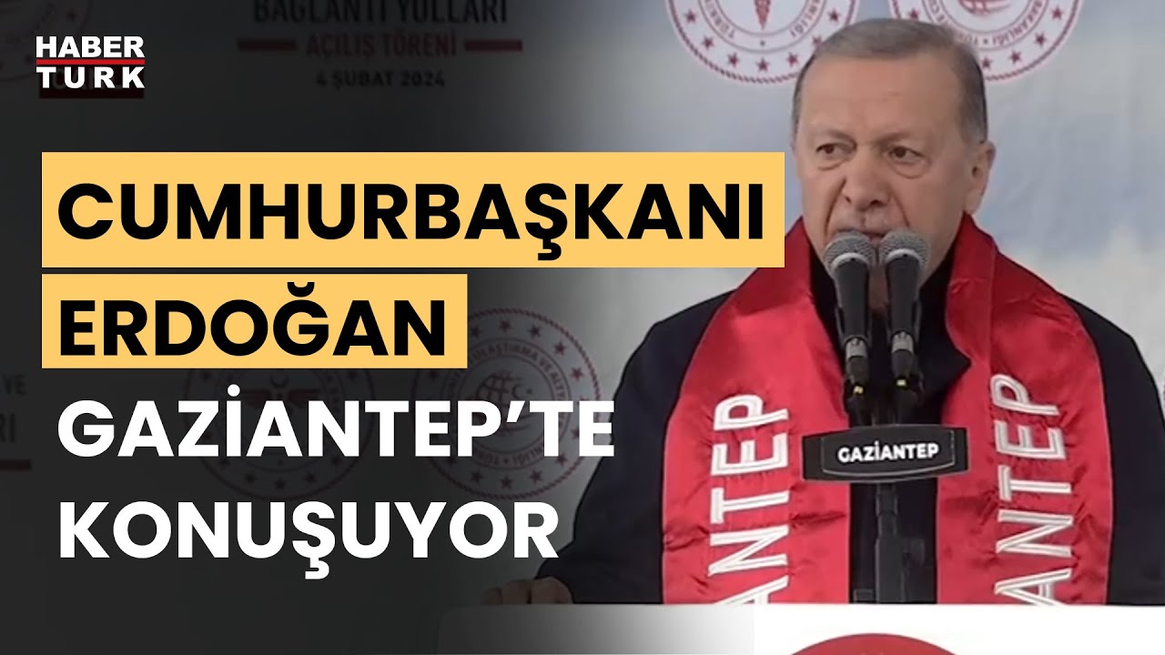 #CANLI - Cumhurbaşkanı Erdoğan Gaziantep Şehir Hastanesi'nin açılışında konuşuyor