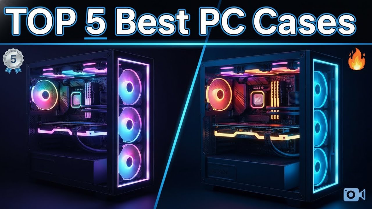 Top 5 Best PC Cases for Gaming in 2026 (Airflow, Budget & Aesthetics)Option B (Clicky/Viral Style):