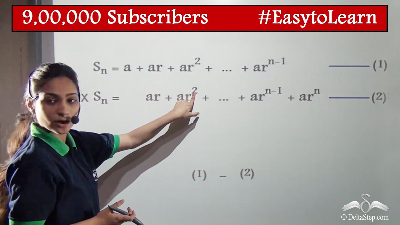 Sum of n terms of GP | Formula Derivation | AP and GP | Class 10 | CBSE | NCERT | ICSE