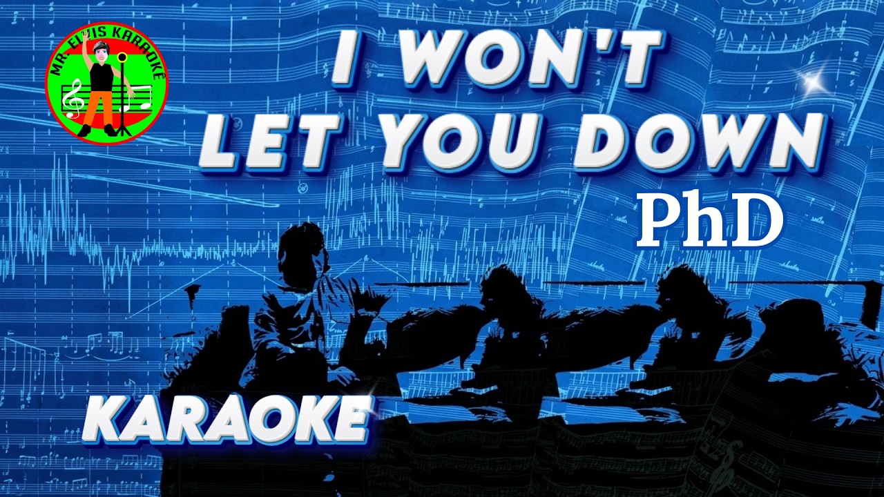 I Won't Let You Down Karaoke PhD