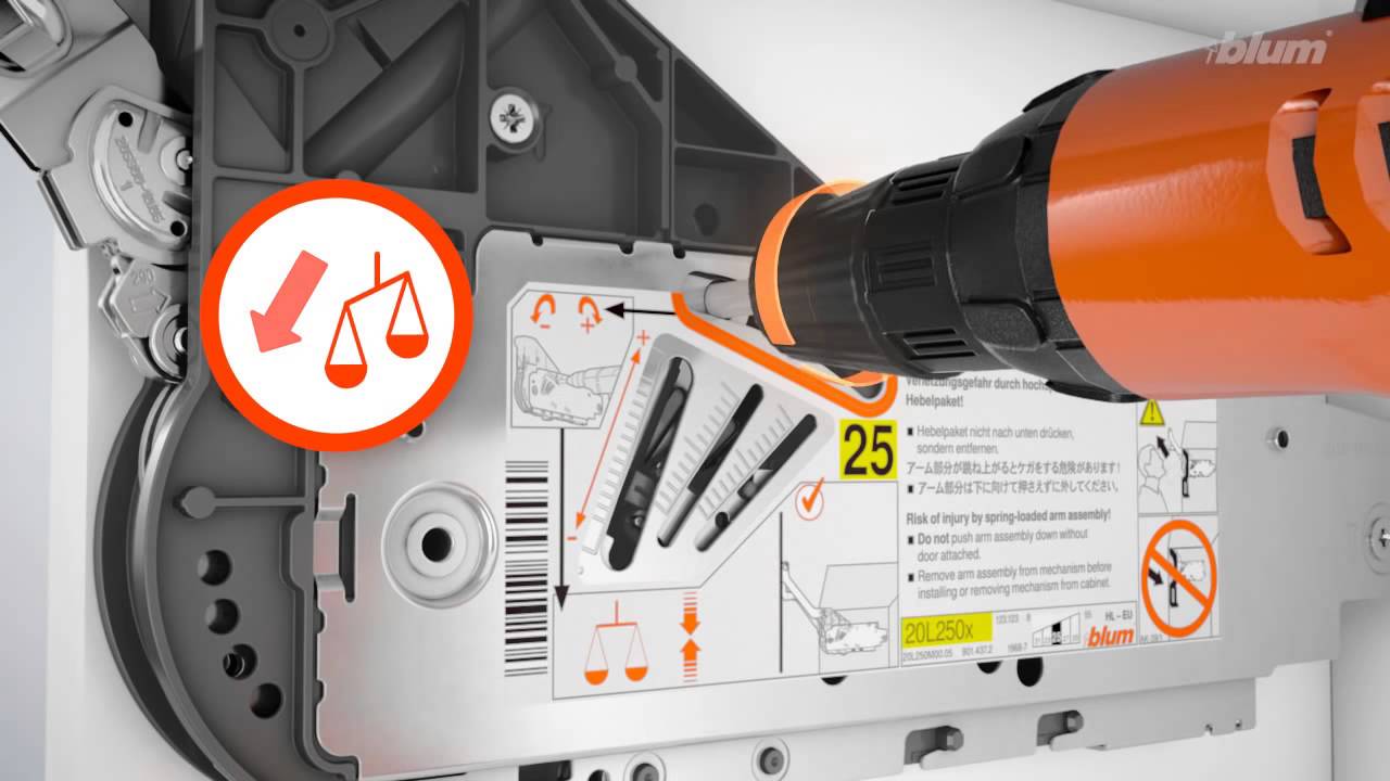 Blum Aventos HL Einstellung Küchenhaus Böttcher