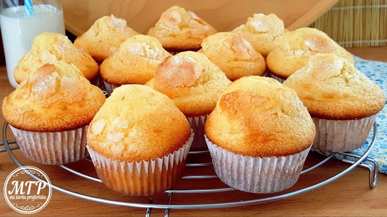 Magdalenas de leche condensada y naranja | Mi tarta preferida