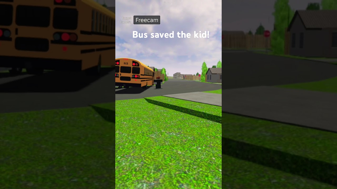 Bus saves kid #carcrashsim #carcrashstudio #fypシ #cyborg #roblox #viral #cool #shorts #shortvideo