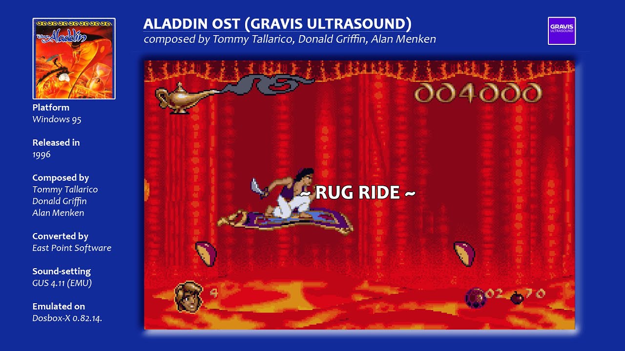 Aladdin Soundtrack (PC-WIN) - Gravis Ultrasound 4.11 [Emulated]