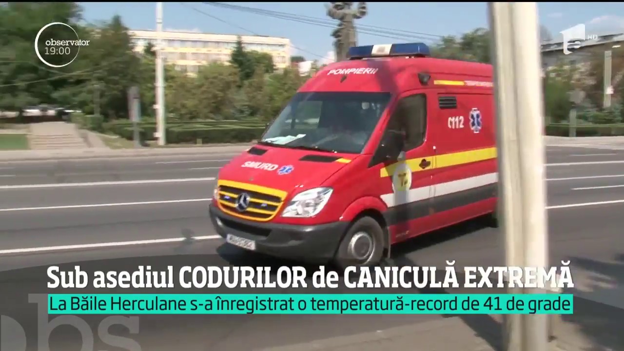 Rom&acirc;nia sub cod roșu! 47 de grade s-au resimţit &icirc;n aer &icirc;n Bucureşti