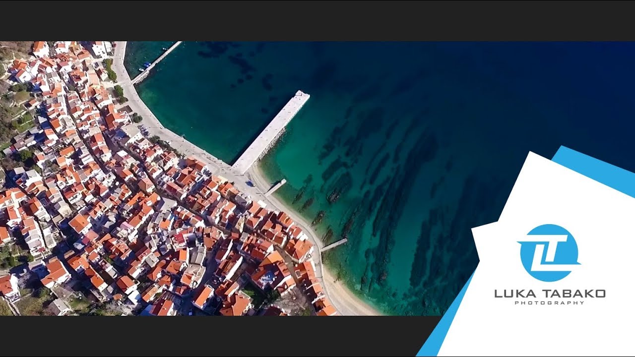 Baška, island Krk - Winter 2018. /// Baška island Krk /// Aerial video