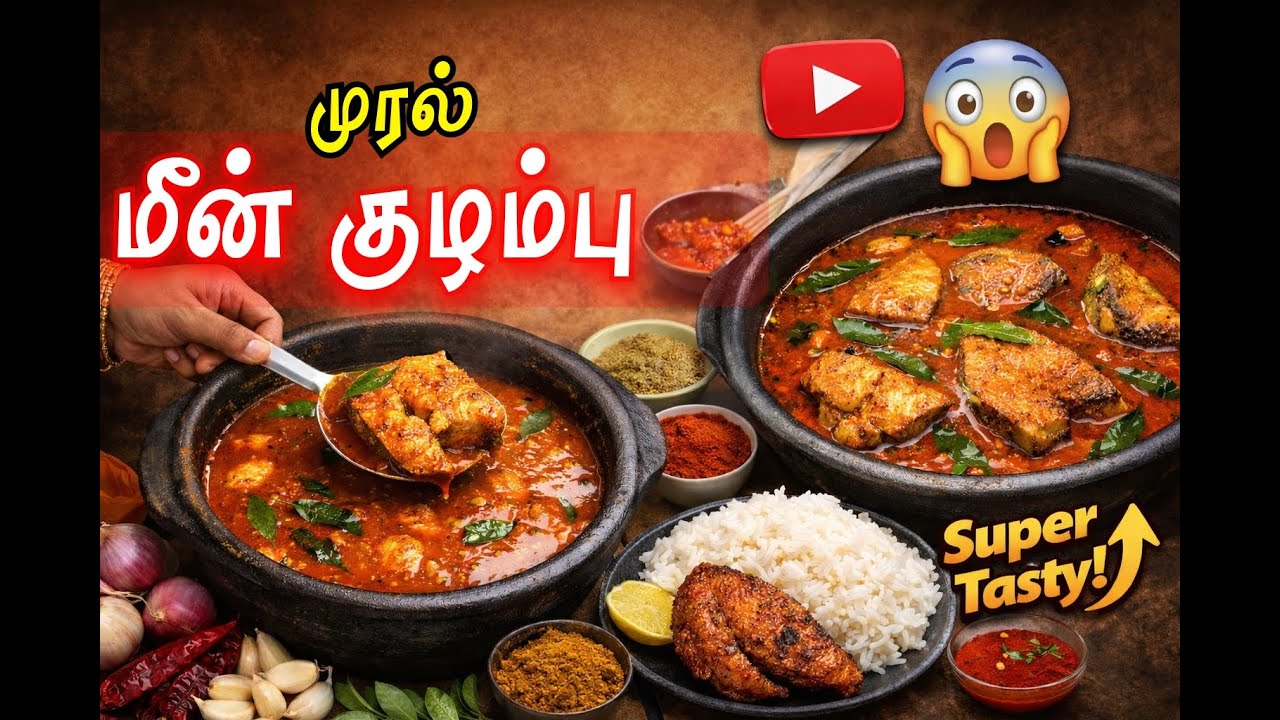 மீன் குழம்பு செய்யும் முறை 😋🔥 | சாதம் + மீன் குழம்பு = பேரன்பு வீட்டுச் சுவை எப்போதும் best 🤍