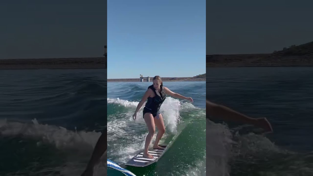 Beginner Wakesurfer Sucess