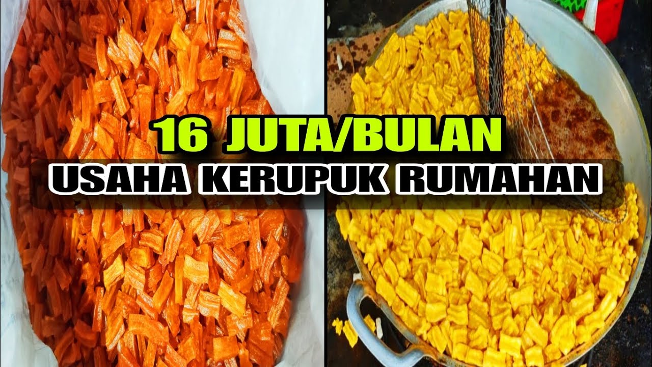 MODAL 1.6 JUTA, UNTUNG 16 JUTA! Kupas Tuntas Biaya Usaha Kerupuk
