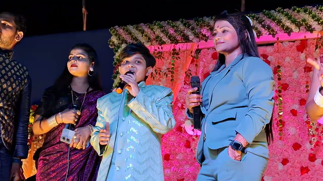 देखिए आर्यन बाबू ने कैसे जवाब दिए स्टेज शो झारखंड तिलक समारोह#aaryanbabu #bhojpurisong #video