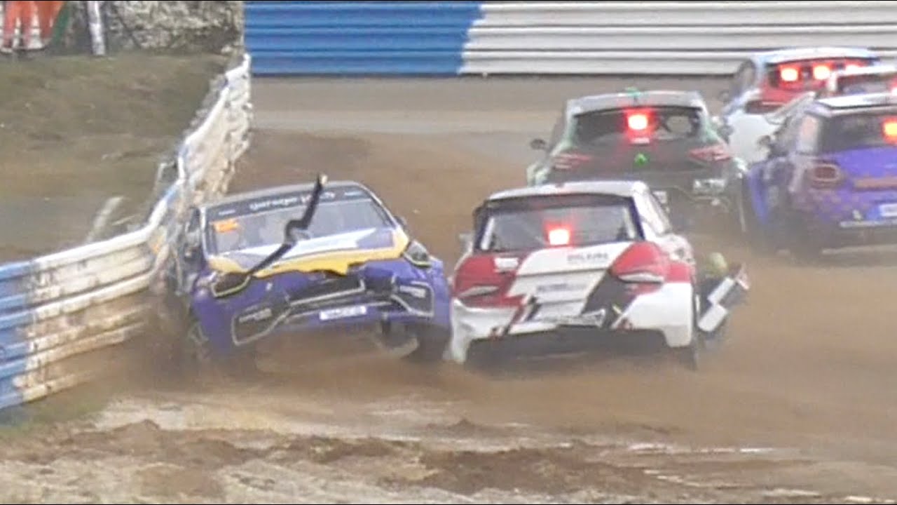 Rallycross de Mayenne 2024 #crash #mistakes