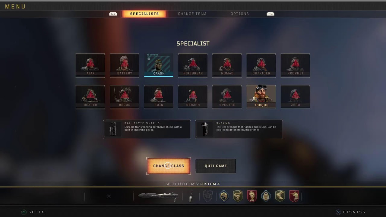 Playing BO4