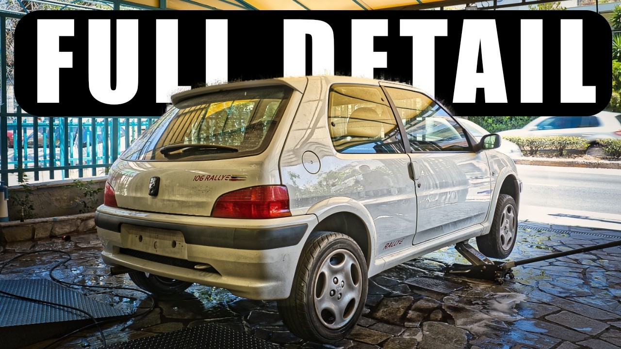 ΠΑΡΑΜΕΛΕΙΜΕΝΟ Peugeot 106 Rallye - Πλήρη Εξωτερική & Εσωτερική περιποίηση  - Auto Detailing