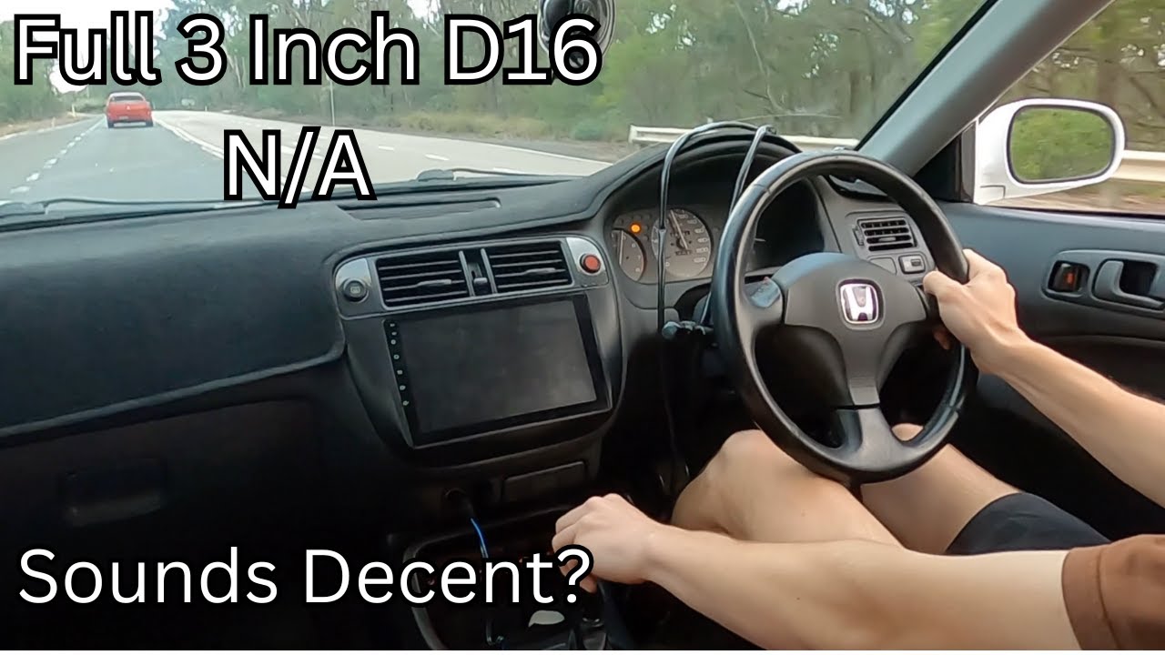 Full 3 Inch Exhaust - Honda Civic (d16) Cruise
