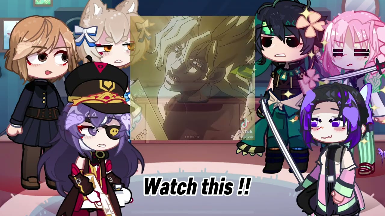 Fandoms react to dio brando | JJBA  | Gacha life 2