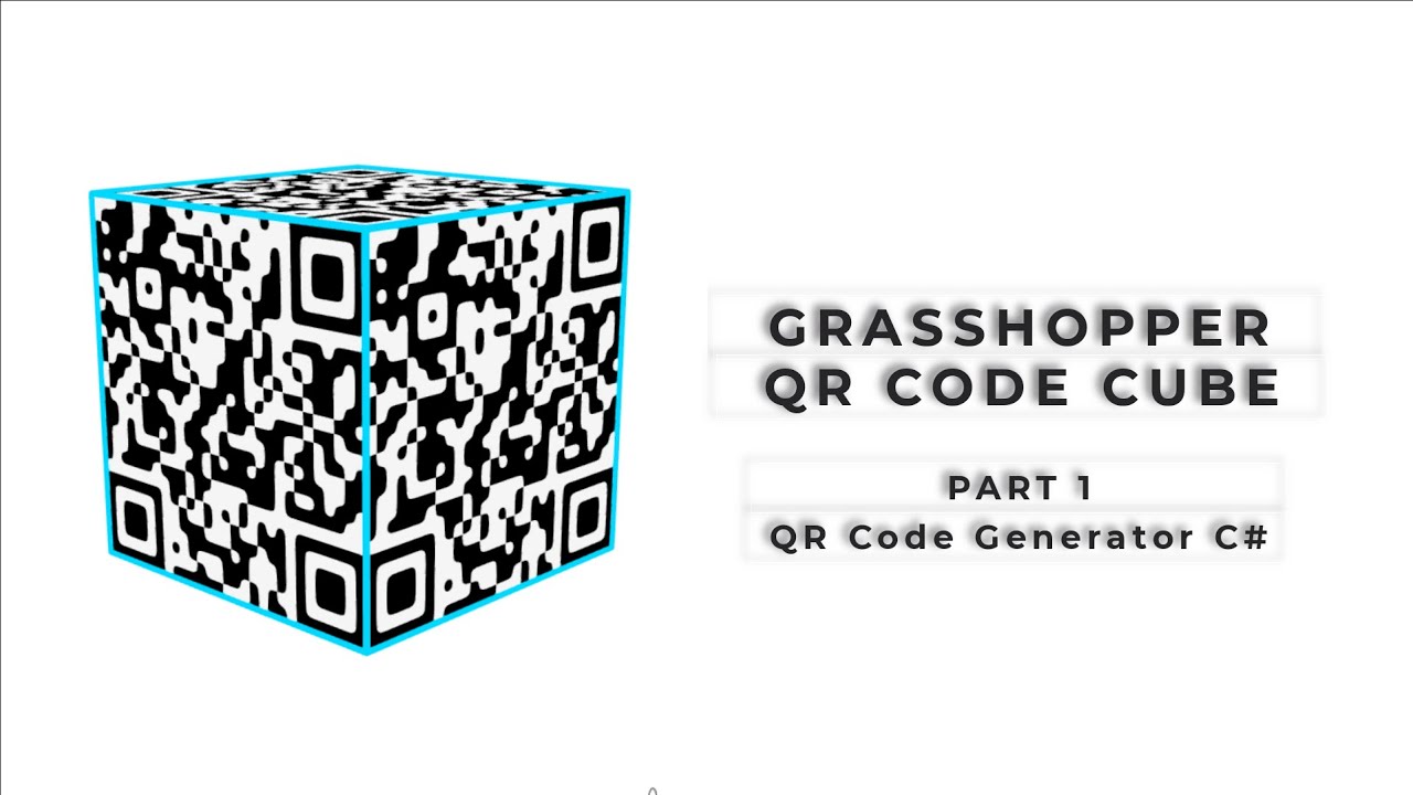 09 QR Code Cube. Создание QR-кода C # (си шарп)