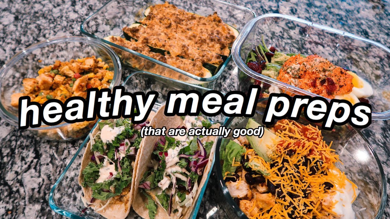 5 HEALTHY meal preps *that don't suck*