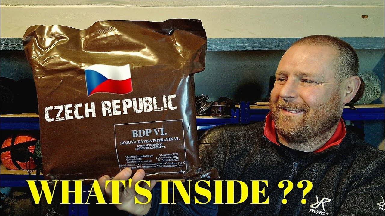 MEGA FOOD!!  Czech Republic BDP VL 24-hour COMBAT ARMY RATION PACK.