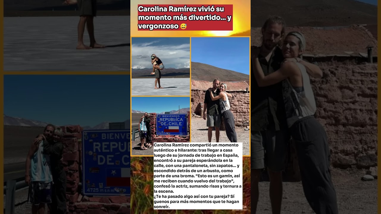 &Uacute;ltima hora | Carolina Ram&iacute;rez vivi&oacute; su momento m&aacute;s divertido... y vergonzoso 😅