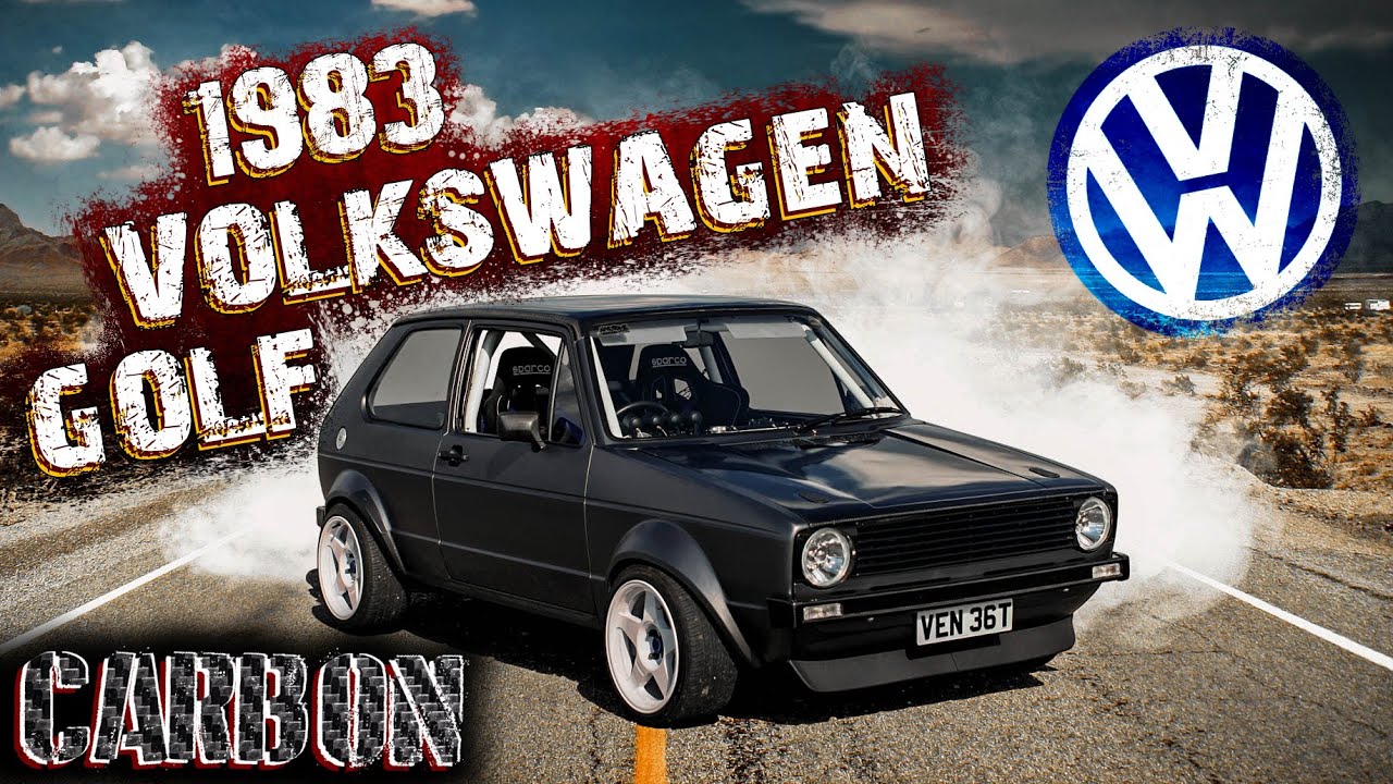 Собранный вручную карбоновый Volkswagen Golf Mk1 1.8 20v Turbo 1983 года выпуска