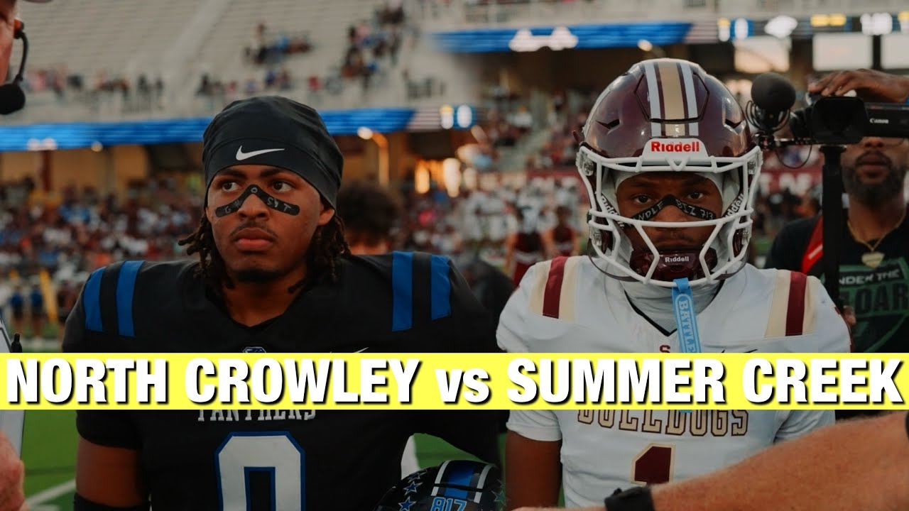 TXHSFB: #1 NORTH CROWLEY vs #19 SUMMER CREEK ||MUST SEE👀|| #viral 
