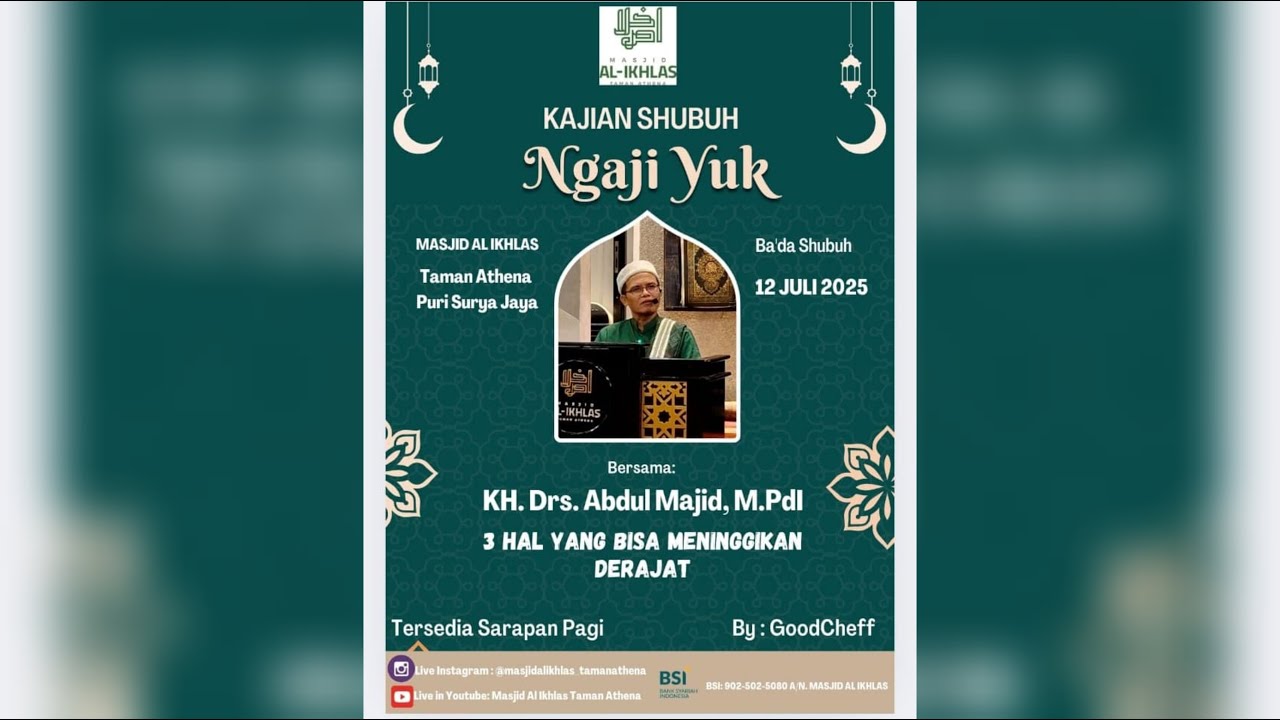 Ustadz Drs. Abdul Majid, M.Pd.I 
