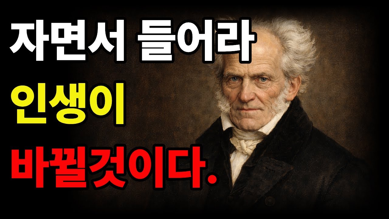 자면서 듣기 좋은 쇼펜하우어의 이야기 | 잠들기 전 듣는 조용한 라디오