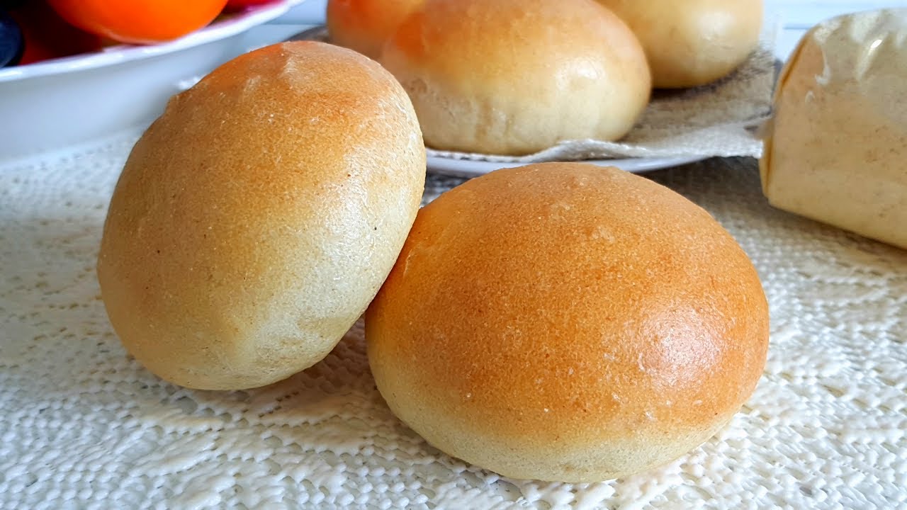 Easy Bread Buns with semolina ✔️ How to make Buns without milk and eggs