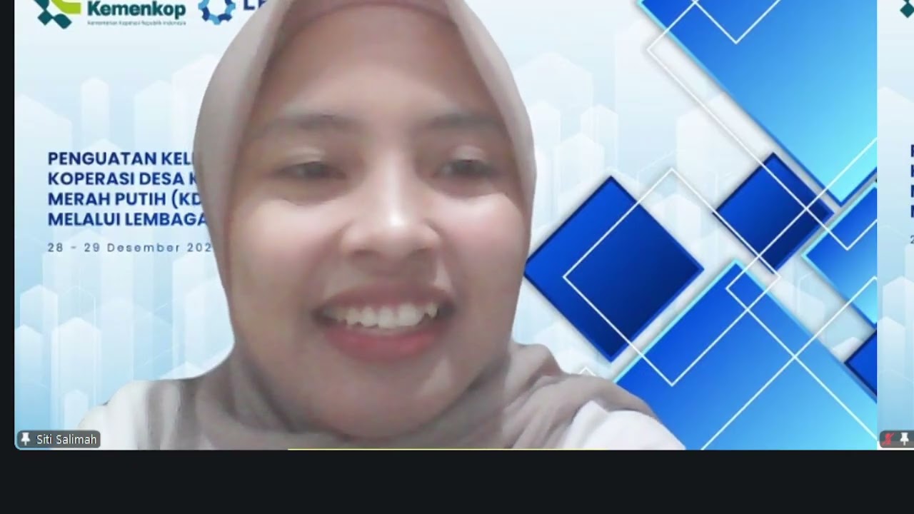 REKAMAN  ZOOM PENGUATAN KELEMBAGAAN KDMP