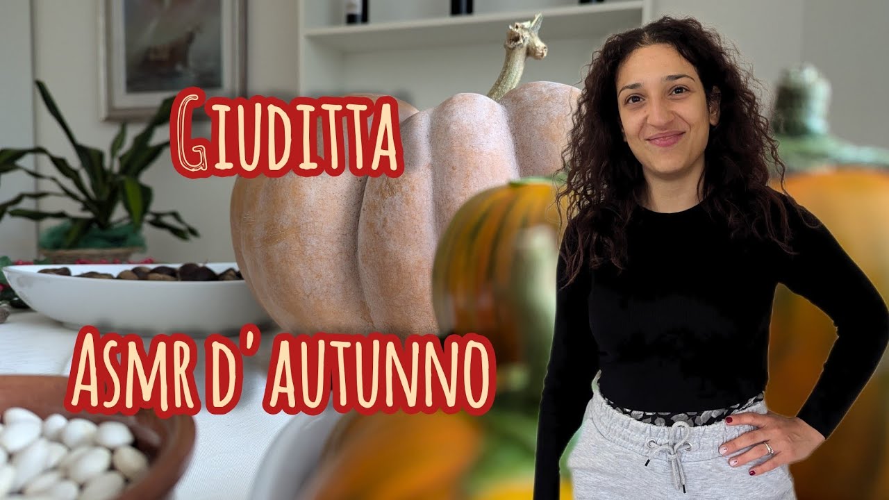 ASMR d'Autunno: Foglie, Zucche e Sussurri / Sussurro del vento Asmr